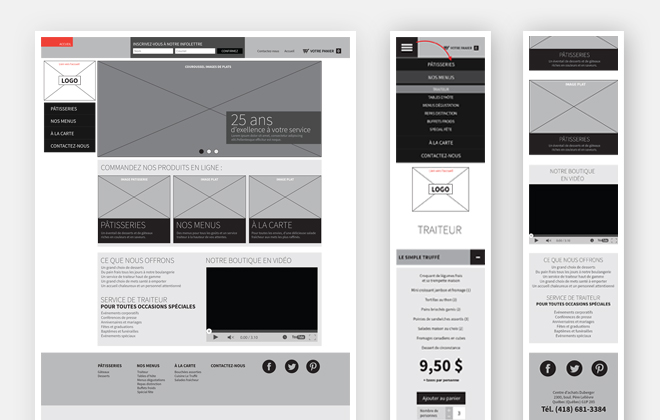 Vignette maquettes d'interfaces